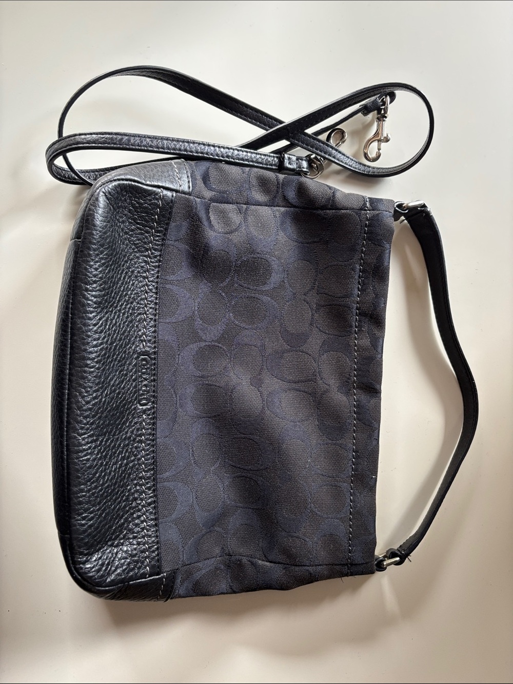 Coach Black Signature Crossbody Bag